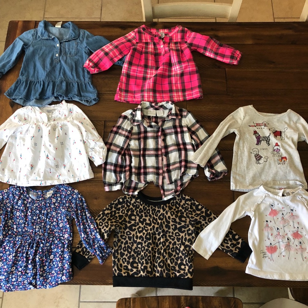 Lot of 8 Tops / 18m Girl’s Winter